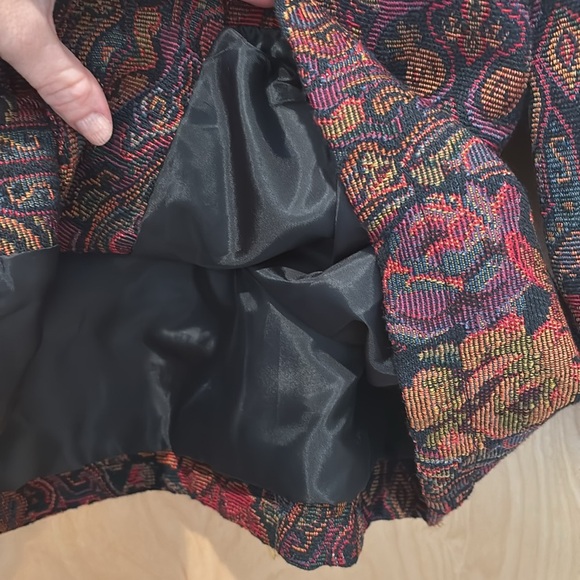 Vtg White Stag Tapestry Jacket Paisley Blazer Carpetbag Size XL - Picture 6 of 8